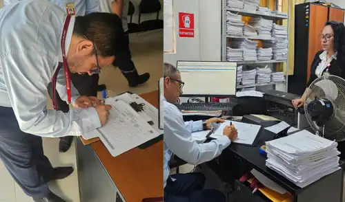 La inspección resalta el compromiso con el cumplimiento de normas administrativas. Fuente: facebook.