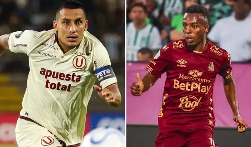 Universitario y Deportes Tolima se enfrentan por la clasificación a octavos de final. Foto: Libertadores/Liga Dimayor/composición LR Universitario y Deportes Tolima se enfrentan por la clasificación a octavos de final. Foto: Libertadores/Liga Dimayor/composición LR