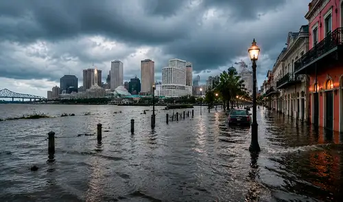 La pérdida acelerada de humedales y la vulnerabilidad geográfica de Nueva Orleans hacen que las defensas tradicionales sean insuficientes, según científicos. La pérdida acelerada de humedales y la vulnerabilidad geográfica de Nueva Orleans hacen que las defensas tradicionales sean insuficientes, según científicos.