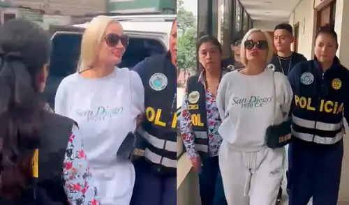 Nadeska Widausky estuvo vinculada al caso Oropeza. Foto: Composición LR/Captura/PNP Nadeska Widausky estuvo vinculada al caso Oropeza.