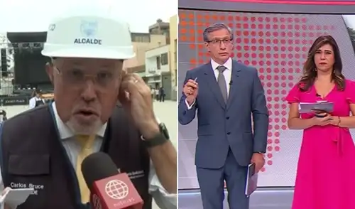 Tenso intercambio entre alcalde Carlos Bruce y periodista Federico Salazar por polémico video Tenso intercambio entre alcalde Carlos Bruce y periodista Federico Salazar por polémico video