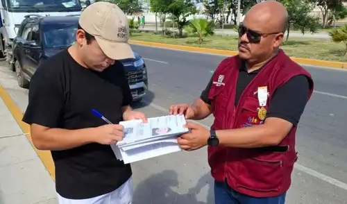 El magistrado garantizó el acceso a este derecho económico trasladando personalmente el depósito judicial debido a que el beneficiario no podía viajar a Cabana para cobrarlo. Fuente: difusión.
