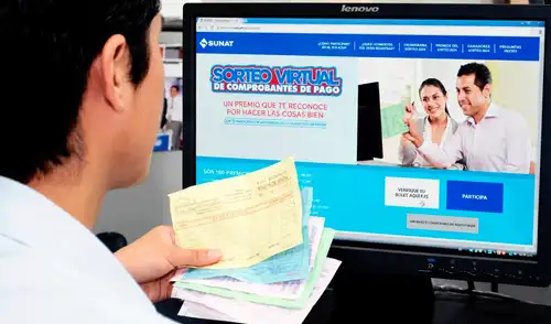 Sunat aprueba bases del Sorteo Virtual de Comprobantes de Pago para promover la formalización de actividades comerciales. Sunat aprueba bases del Sorteo Virtual de Comprobantes de Pago para promover la formalización de actividades comerciales.