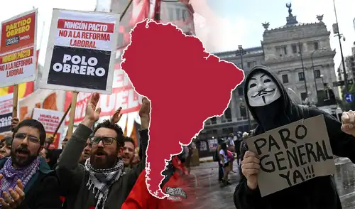 América Latina enfrenta un deterioro en derechos laborales: Argentina cae bruscamente al nivel más bajo, mientras Panamá y Ecuador ingresan al grupo crítico