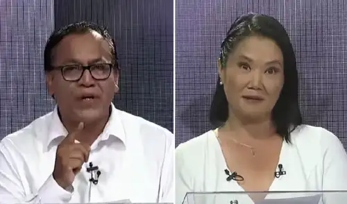 Roberto Sánchez le dice Keiko Fujimori “yo sí sé respetar a mi madre” y ella le responde "poco hombre"