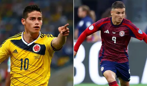 Colombia y Costa Rica se enfrentan en amistoso previo al Mundial 2026. Foto: FCF/FCRF/composición LR