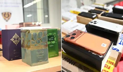 SUNAT incauta 300 celulares y 600 perfumes en envíos postales "fantasmas" valuados en más de S/600.000