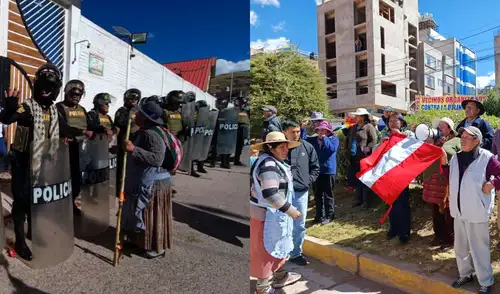 Keiko Fujimori solo se conectó a través de una videollamada con los militantes de Puno. Foto: Liubomir Fernández Keiko Fujimori solo se conectó a través de una videollamada con los militantes de Puno. Foto: Liubomir Fernández