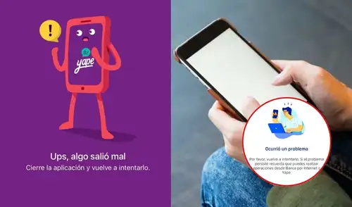 Problemas en Yape y BCP Usuarios reportan redes la caída la app del BCP y Yape: habrían problemas para hacer transferencias y pagos