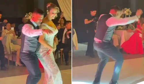Karla Tarazona y Christian Domínguez