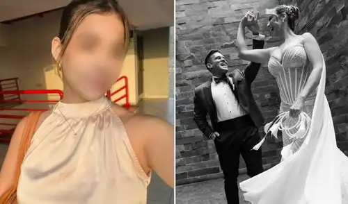 Hija de Christian Domínguez no asistió a la boda de su padre. Foto: composición LR/Instagram/TikTok Hija de Domínguez