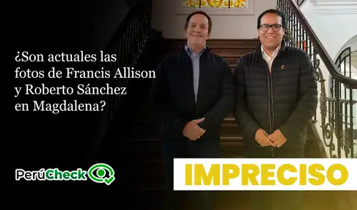 Allison aclara que las imágenes fueron tomadas el 28 de agosto de 2025, cuando Sánchez no era candidato presidencial.