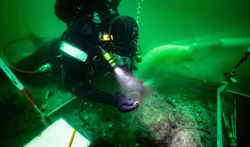 Una expedición arqueológica descubrió un asentamiento de la Edad de Piedra sumergida y bien preservada. Foto: Global News