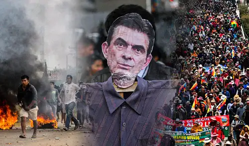 Rodrigo Paz Pereira enfrenta su primer gran reto en apenas seis meses de Gobierno tras convertirse en la figura del cambio en una Bolivia dominada por más de una década por el MAS. Foto: Composición LR/AFP. Crisis en Bolivia, Rodrigo Paz, protestas, MAS