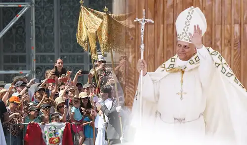 El papa León XIV, durante su misa en la Plaza de Cibeles, subrayó la importancia de una fe activa que respete a los demás y se comprometa con el bien común El papa León XIV, durante su misa en la Plaza de Cibeles, subrayó la importancia de una fe activa que respete a los demás y se comprometa con el bien común