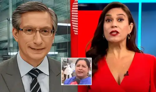 Verónica Linares y Federico Salazar conducen 'América Noticias'.