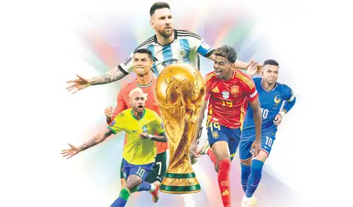 Messi, Ronaldo, Neymar, Yamal y Mbappé van por la gloria en Norteamérica 2026. Mundial 2026