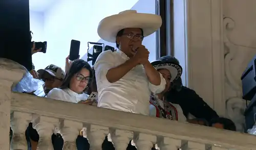 Roberto Sánchez se pronuncia tras conteo de votos. Roberto Sánchez se pronuncia tras conteo de votos.