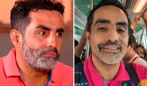 Fernando Llanos intentó defenderse de las acusaciones, pero solo logró enfurecer más a los pasajeros del tren.