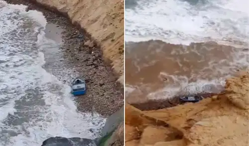 Dos pescadores desaparecidos tras naufragio en Bahía de Paracas, Ica Dos pescadores desaparecidos tras naufragio en Bahía de Paracas, Ica