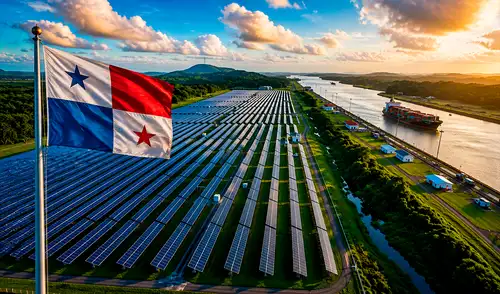 La Autoridad del Canal de Panamá ha adjudicado un contrato para la construcción de una planta fotovoltaica, que comenzará a operar en enero de 2027, dentro de su estrategia de sostenibilidad. La Autoridad del Canal de Panamá ha adjudicado un contrato para la construcción de una planta fotovoltaica, que comenzará a operar en enero de 2027, dentro de su estrategia de sostenibilidad.