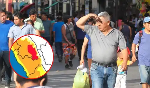 Temperaturas superarán los 30 °C en varias regiones de Perú.