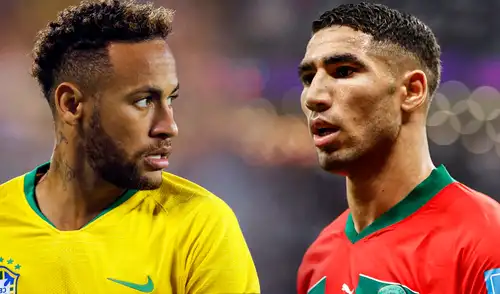 Brasil y Marruecos cuentan con varios de los mejores jugadores del Mundial 2026. Foto: composición LR/AFP/BBC Brasil vs Marruecos: cuándo juegan