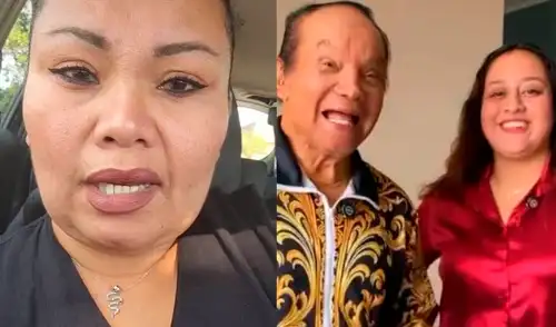 Susan Villanueva pidió más responsabilidad a su padre y Heidy Amado. Foto: Composición LR/Captura/YouTube Susan Villanueva pidió más responsabilidad a su padre y Heidy Amado.