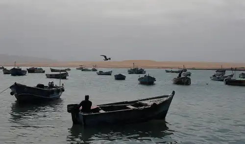 Embarcaciones artesanales en la bahía de Paracas. Pescadores de la zona sostienen que la incursión de la pesca industrial ha reducido la disponibilidad de recursos y encarecido sus jornadas de trabajo. Foto: Marco Cotrina / La R Embarcaciones artesanales en la bahía de Paracas. Pescadores de la zona sostienen que la incursión de la pesca industrial ha reducido la disponibilidad de recursos y encarecido sus jornadas de trabajo. Foto: Marco Cotrina / La R