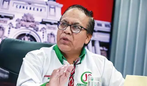 Roberto Sánchez, candidato presidencial de Juntos por el Perú.