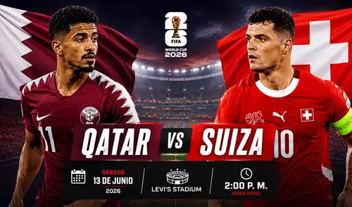 Qatar y Suiza se enfrentarán por el grupo B del Mundial 2026. Foto: Composición LR/ChatGPT Qatar y Suiza se enfrentarán por el grupo B del Mundial 2026.