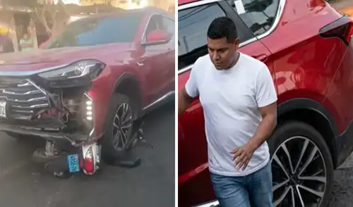 Policía es acusado de atropellar a madre y su hija en Nuevo Chimbote Policía Nacional del Perú