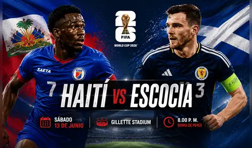 Haití y Escocia se enfrentarán en la fecha 1 del Mundial 2026. Foto: Composición LR/ChatGPT Haití y Escocia se enfrentarán en la fecha 1 del Mundial 2026.