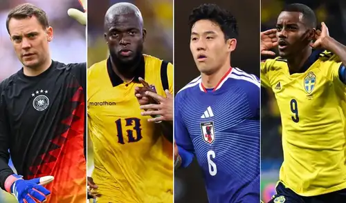 Alemania, Ecuador, Japón y Suecia jugarán este domingo 14 de junio sus respectivos partidos del Mundial. Foto: UEFA/Conmebol/FIFA/composición LR Alemania, Ecuador, Japón y Suecia jugarán este domingo 14 de junio sus respectivos partidos del Mundial. Foto: UEFA/Conmebol/FIFA/composición LR