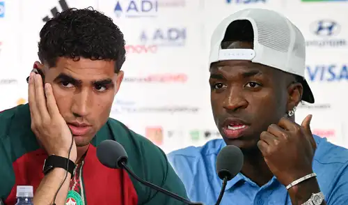 El Mundial 2026 solo permite realizar preguntas en inglés durante las conferencia de prensa. Foto: composición LR/AFP Prohiben preguntas en español en el Mundial 2026