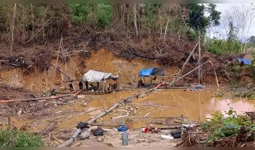 Otro duro golpe a la minería ilegal en Madre de Dios. Otro duro golpe a la minería ilegal en Madre de Dios.