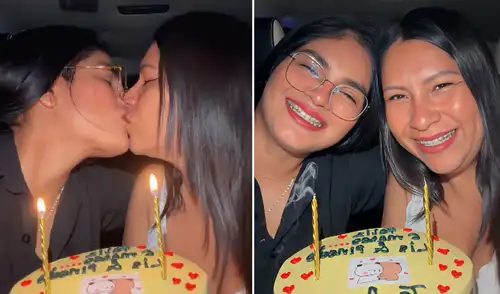 Lis Padilla y su novia se muestran más enamoradas que nuneca. Foto: composición LR/TikTok Lis Padilla y su novia