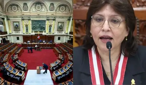 Ley del Congreso busca afectar a Delia Espinoza | Composición: LR. Ley del Congreso busca afectar a Delia Espinoza
