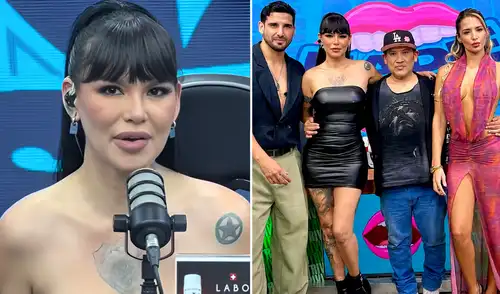 Angie Jibaja regresa al Perú para conducir pódcast. Foto: composición LR/difusión/nadiesesalva Angie Jibaja regresa al Perú