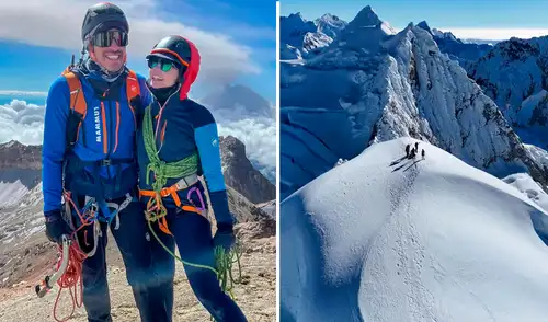 La pareja era amante de la montañismo. En sus redes sociales acostumbraban a postear fotografías de sus viajes juntos. La pareja era amante de la montañismo. En sus redes sociales acostumbraban a postear fotografías de sus viajes juntos.
