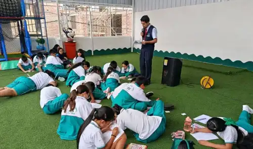 Estudiantes de San Juan María Vianney participaron en talleres psicoeducativos para fortalecer habilidades socioemocionales. Fuente: difusión. corte-de-lambayeque