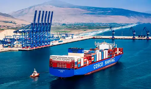 Cosco Shipping Ports Chancay Perú consolida rutas con Asia y registra crecimiento en sus operaciones. Cosco Shipping Ports Chancay Perú consolida rutas con Asia y registra crecimiento en sus operaciones.