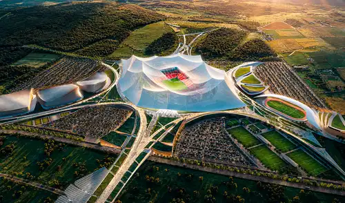 El Grand Stade Hassan II de Marruecos será clave en la organización del Mundial 2030 junto a España y Portugal. El Grand Stade Hassan II de Marruecos será clave en la organización del Mundial 2030 junto a España y Portugal.