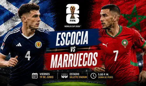 Escocia y Marruecos protagonizan el duelo por el Grupo C del Mundial 2026. Foto: Composición LR/ChatGPT Escocia y Marruecos protagonizan el duelo por el Grupo C del Mundial 2026.