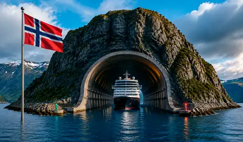 El gobierno noruego, liderado por Jonas Gahr Støre, ha reactivado la construcción del Stad Ship Tunnel, el primer túnel subterráneo para embarcaciones oceánicas a nivel mundial.