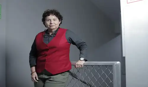 Susel Paredes en las instalaciones del Congreso.