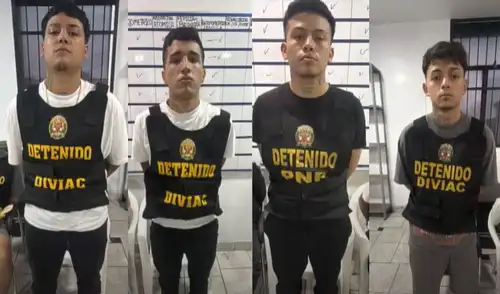 La Policía Nacional del Perú desarticuló a la banda criminal Los Terribles de Breña, dedicada al robo agravado y receptación de celulares en Lima. Durante el operativo, se detuvo a cinco miembros del grupo delictivo. La Policía Nacional del Perú desarticuló a la banda criminal Los Terribles de Breña, dedicada al robo agravado y receptación de celulares en Lima. Durante el operativo, se detuvo a cinco miembros del grupo delictivo.