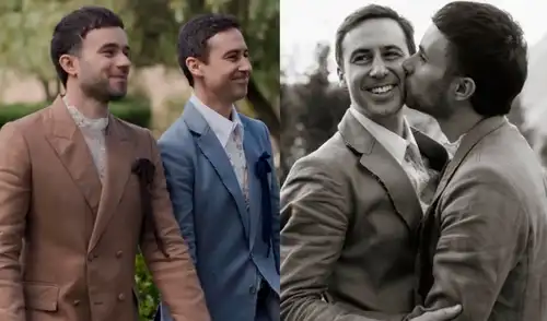 Bruno Ascenzo defendió su amor por Adrián Bello en una reciente entrevista. Foto: Composición LR/Captura/Instagram Bruno Ascenzo defendió su amor por Adrián Bello en una reciente entrevista.