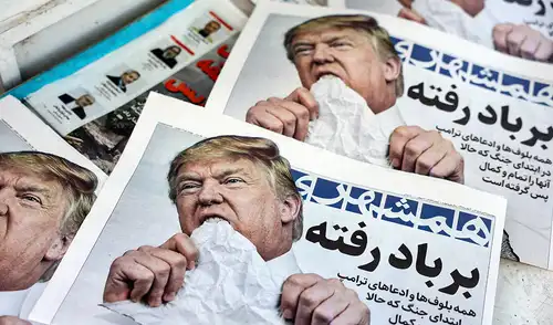 El memorando de entendimiento busca poner fin a meses de conflicto, pero el carácter del presidente Trump podría complicar la situación. Foto: AFP. Donald Trump amenaza con volver atacar Irán, guerra en Líbano, acuerdo en Suiza