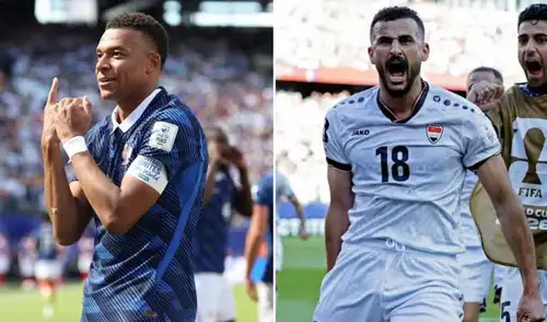 Francia e Irak se enfrentan por el Grupo I del Mundial 2026. Foto: FIFA/composición LR Francia e Irak se enfrentan por el Grupo I del Mundial 2026. Foto: FIFA/composición LR